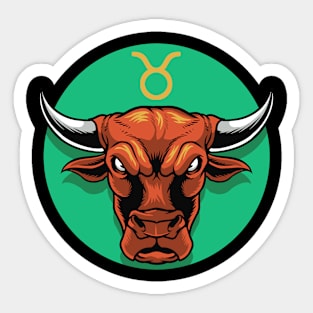 Zodiac - Star Sign - Taurus - pos Sticker